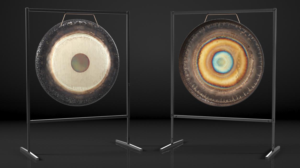 3D model Symphonic Gong 40 inch Square Stand