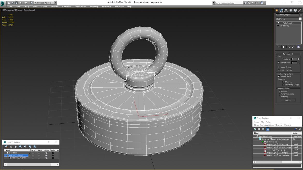 3D model Recovery Magnet