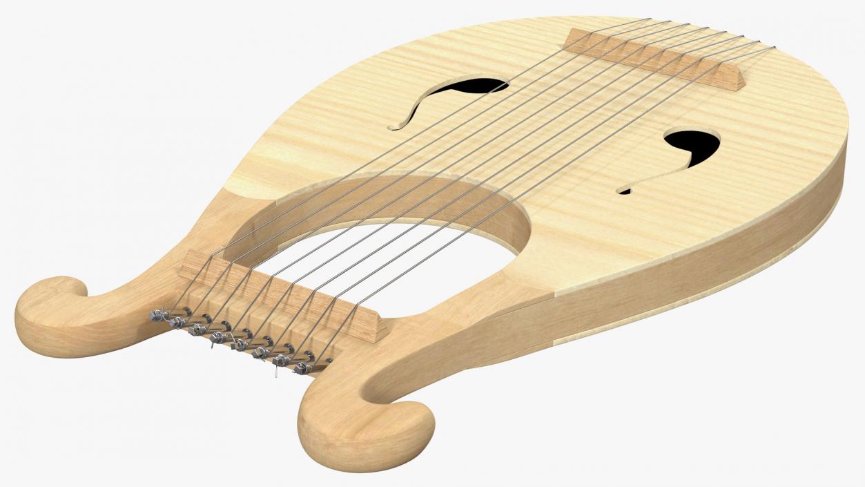 3D Greece Stringed Instruments Collection model