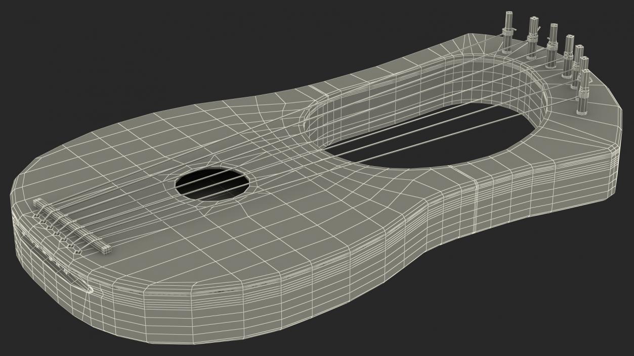 3D Greece Stringed Instruments Collection model