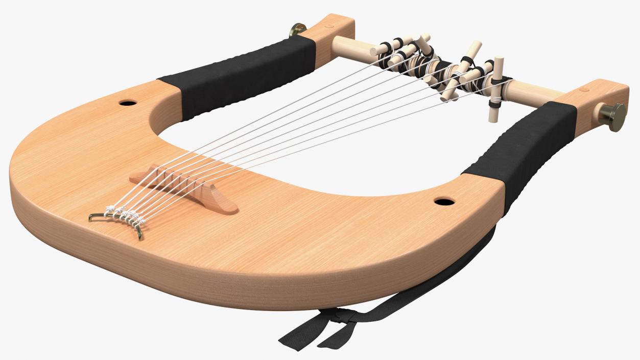 3D Greece Stringed Instruments Collection model