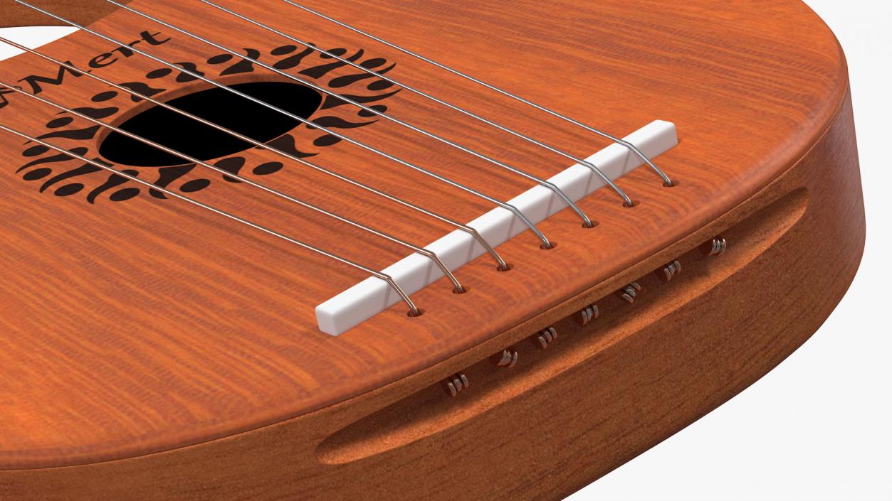 3D Greece Stringed Instruments Collection model