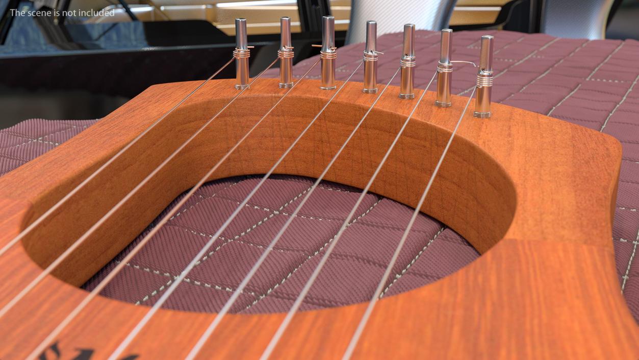 3D Greece Stringed Instruments Collection model