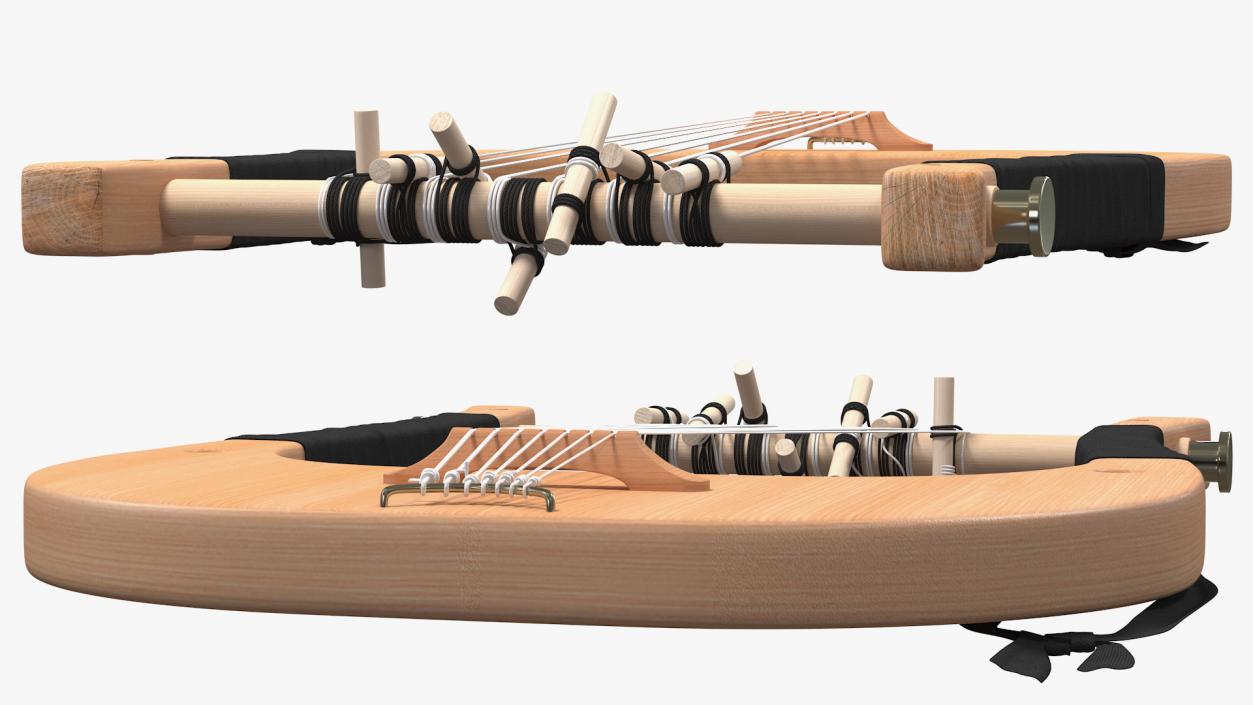 3D Greece Stringed Instruments Collection model