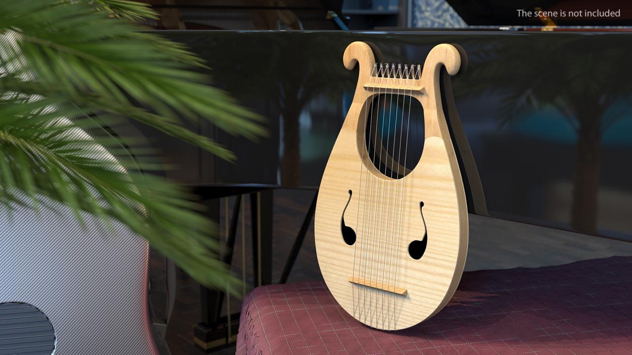 3D Greece Stringed Instruments Collection model