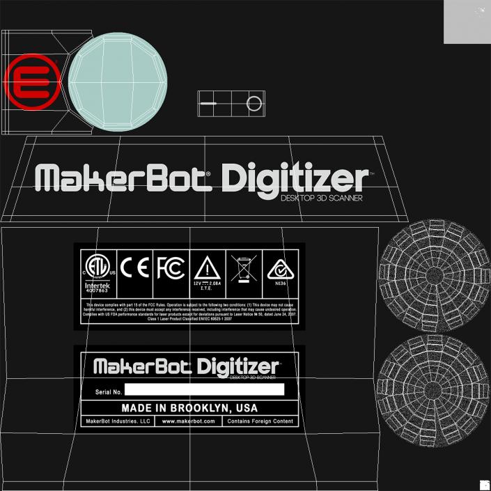 Desktop 3D Scanner MakerBot Digitizer 3D