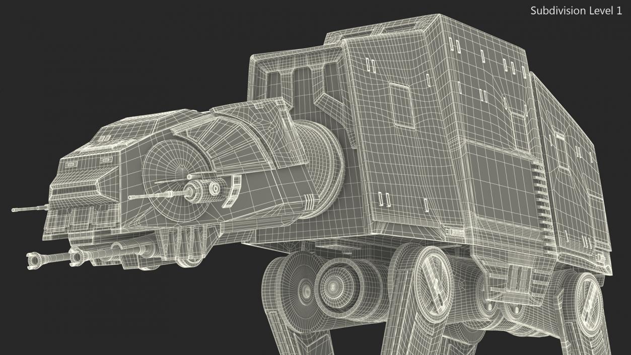 3D model Walk AT-AT Star Wars