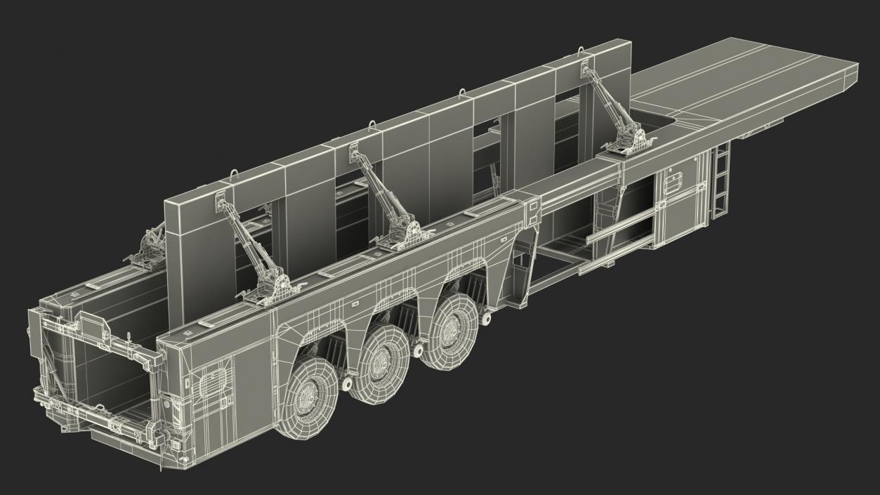 Faymonville Prefamax Inloader Semi Trailer with Concrete Panel 3D