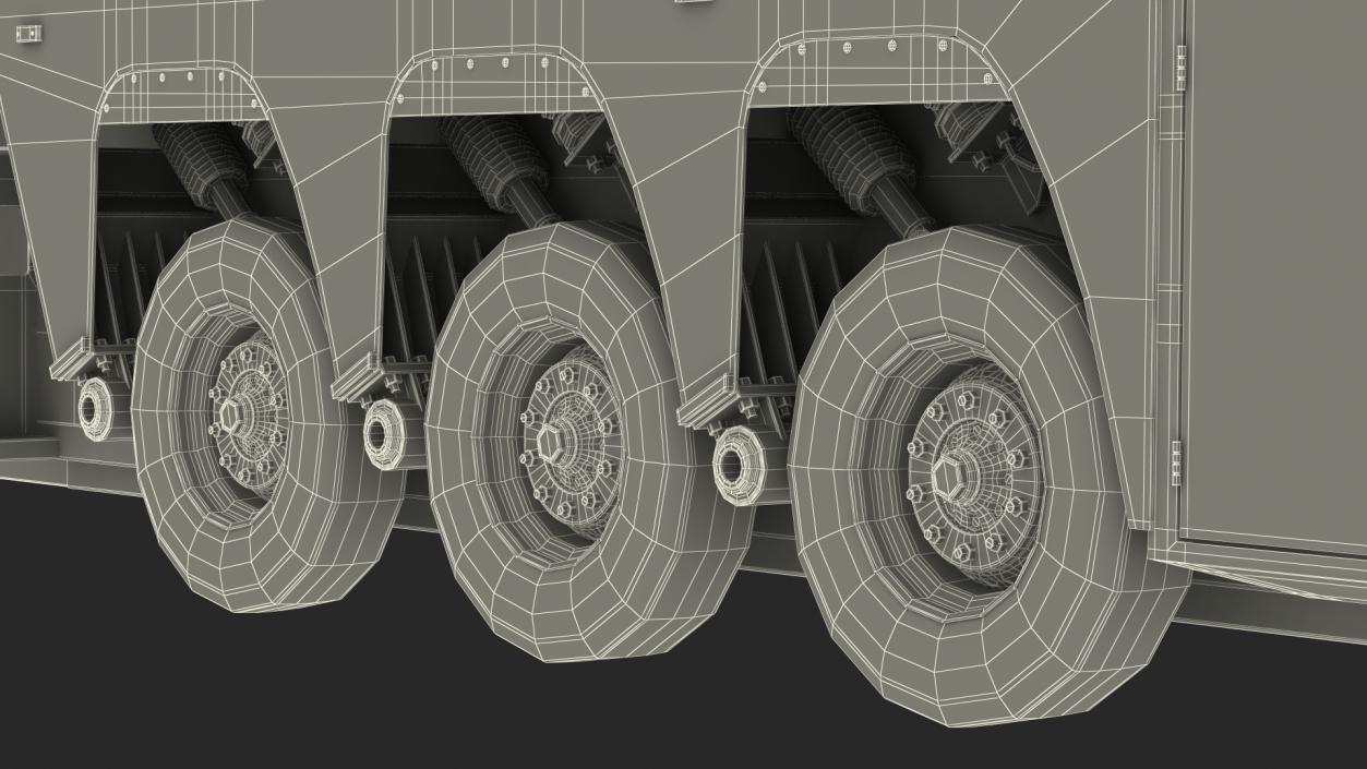 Faymonville Prefamax Inloader Semi Trailer with Concrete Panel 3D