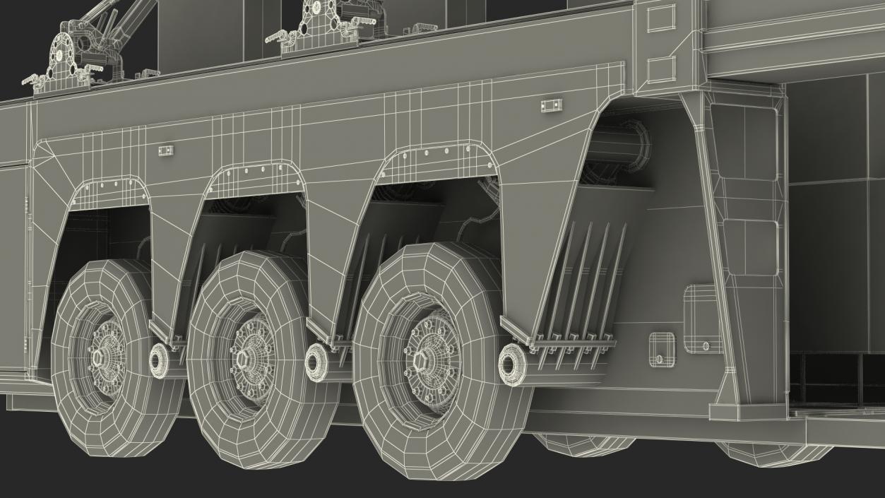 Faymonville Prefamax Inloader Semi Trailer with Concrete Panel 3D