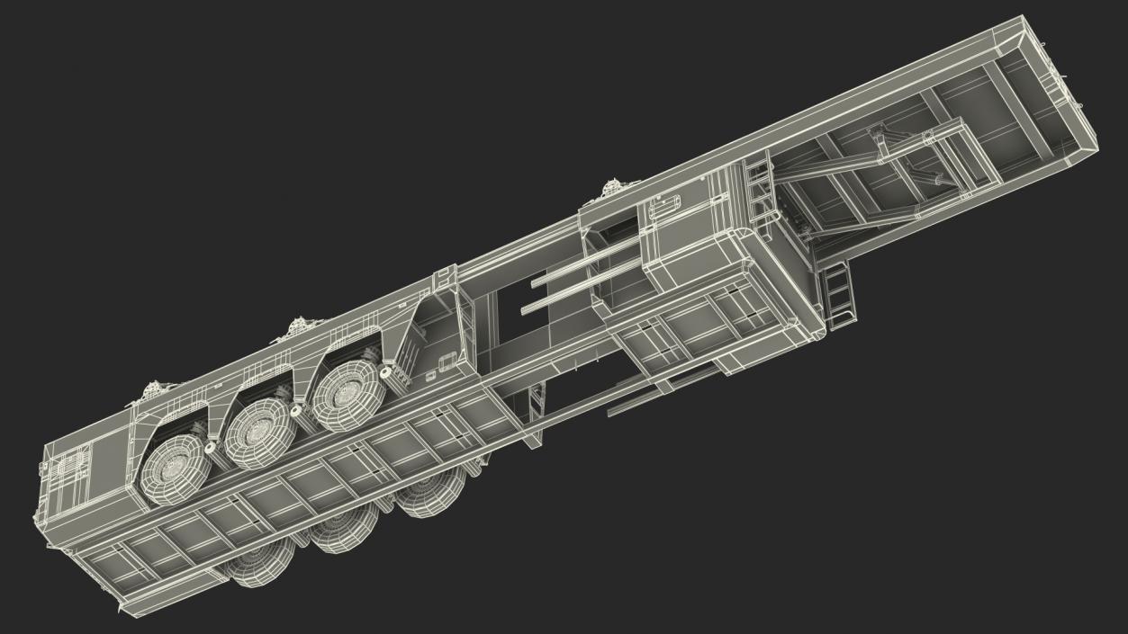 Faymonville Prefamax Inloader Semi Trailer with Concrete Panel 3D