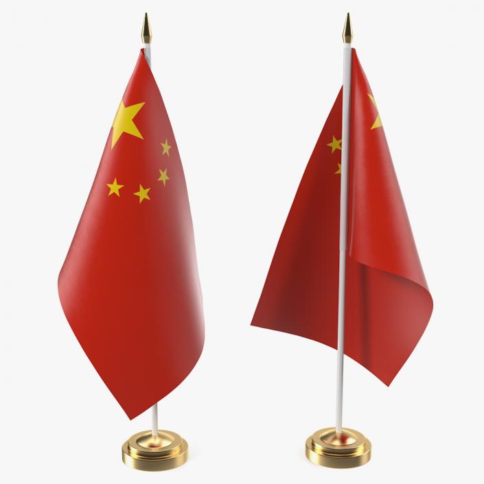 3D Table Flag China