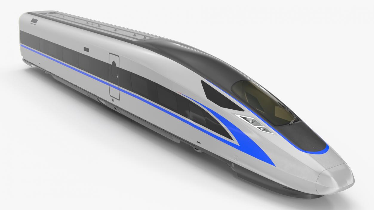 High Speed Bullet Train Locomotive Head 3D model