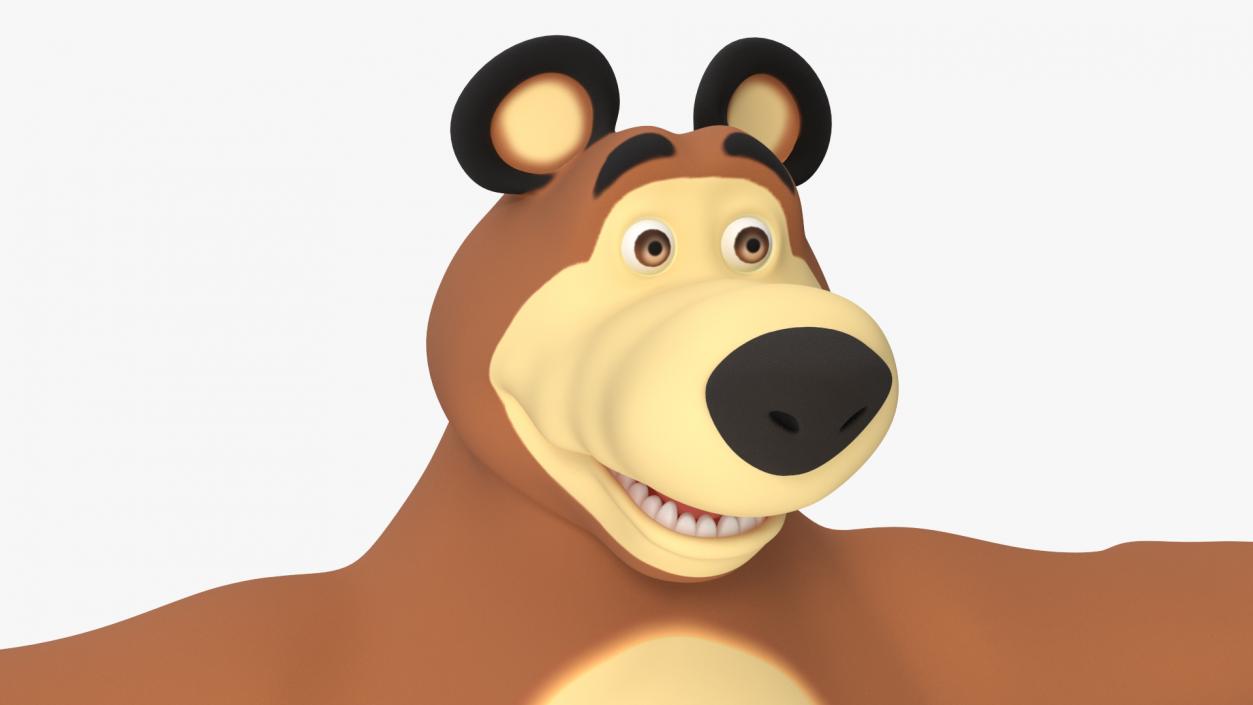 3D model Bear from Masha and the Bear T-pose