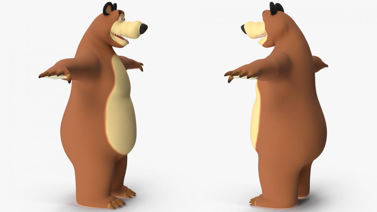 3D model Bear from Masha and the Bear T-pose