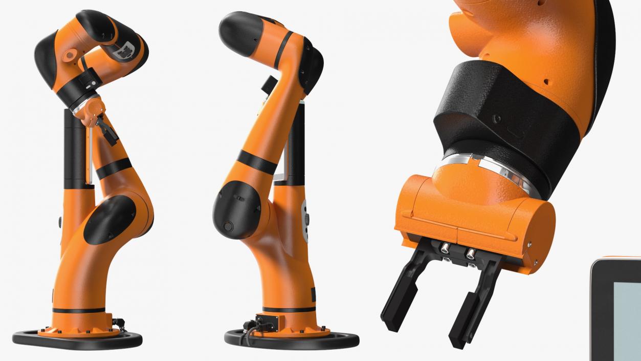 3D Collaborative Robot Rigged