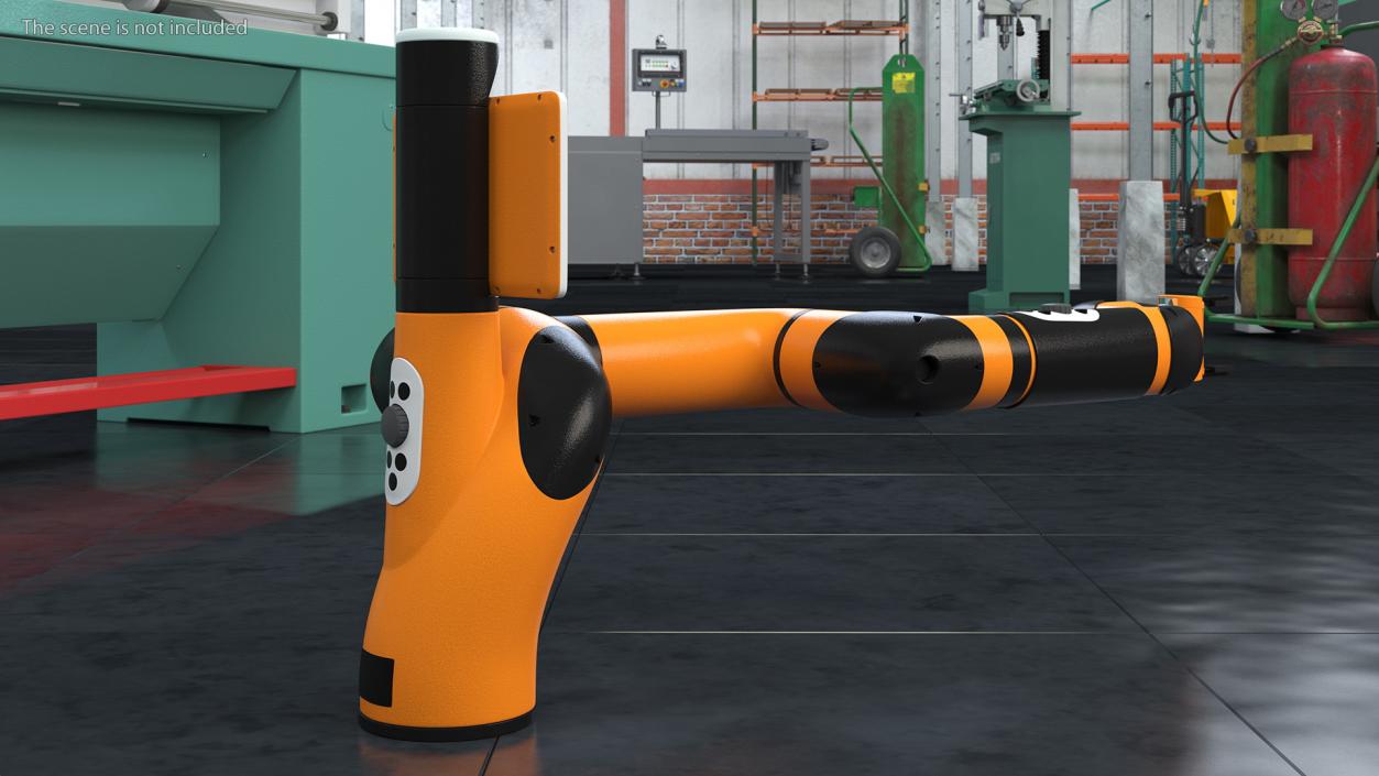 3D Collaborative Robot Rigged