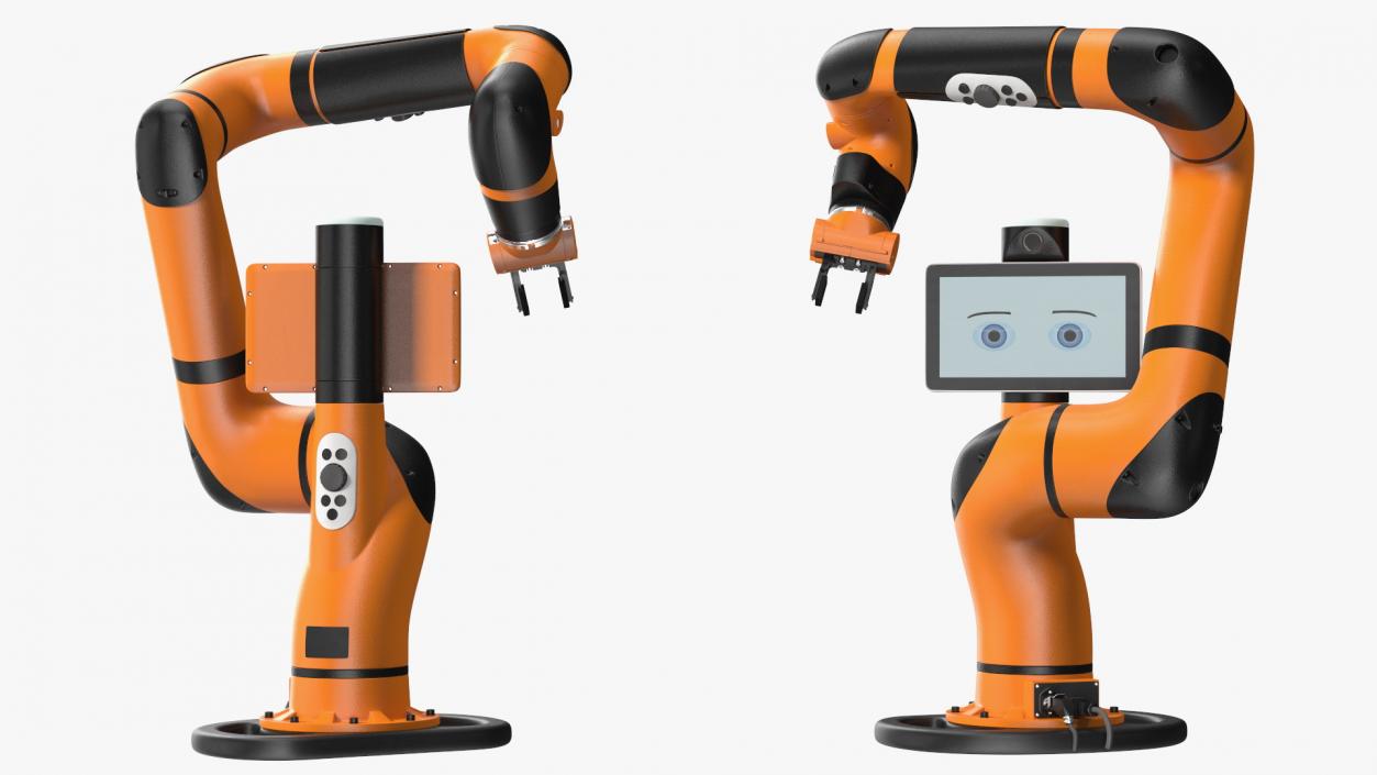 3D Collaborative Robot Rigged