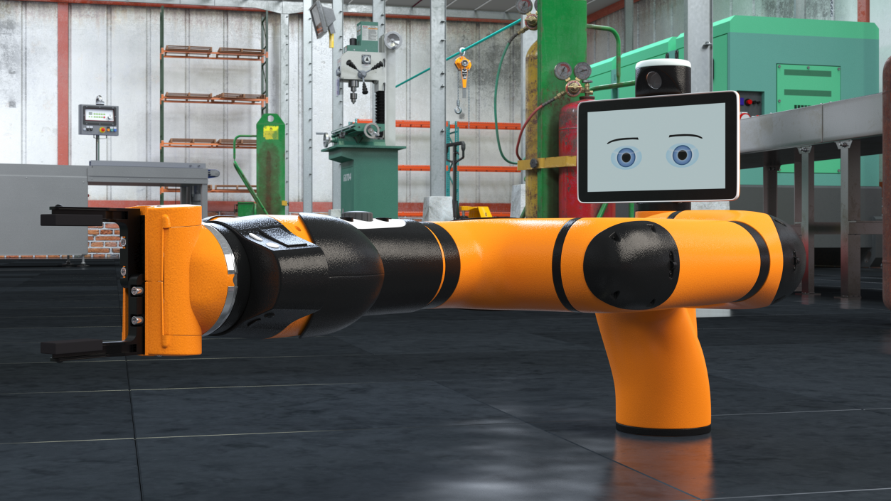 3D Collaborative Robot Rigged