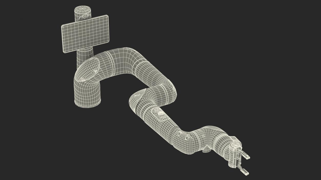 3D Collaborative Robot Rigged