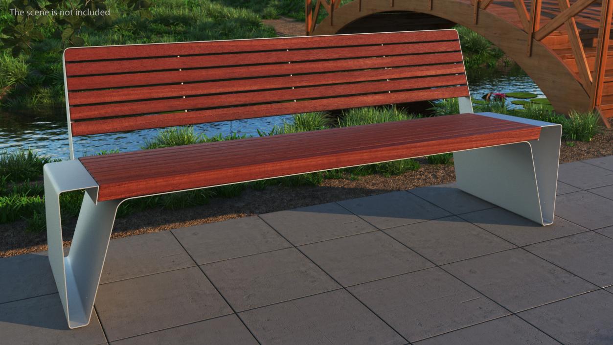 Street Benches Big Collection 3D model