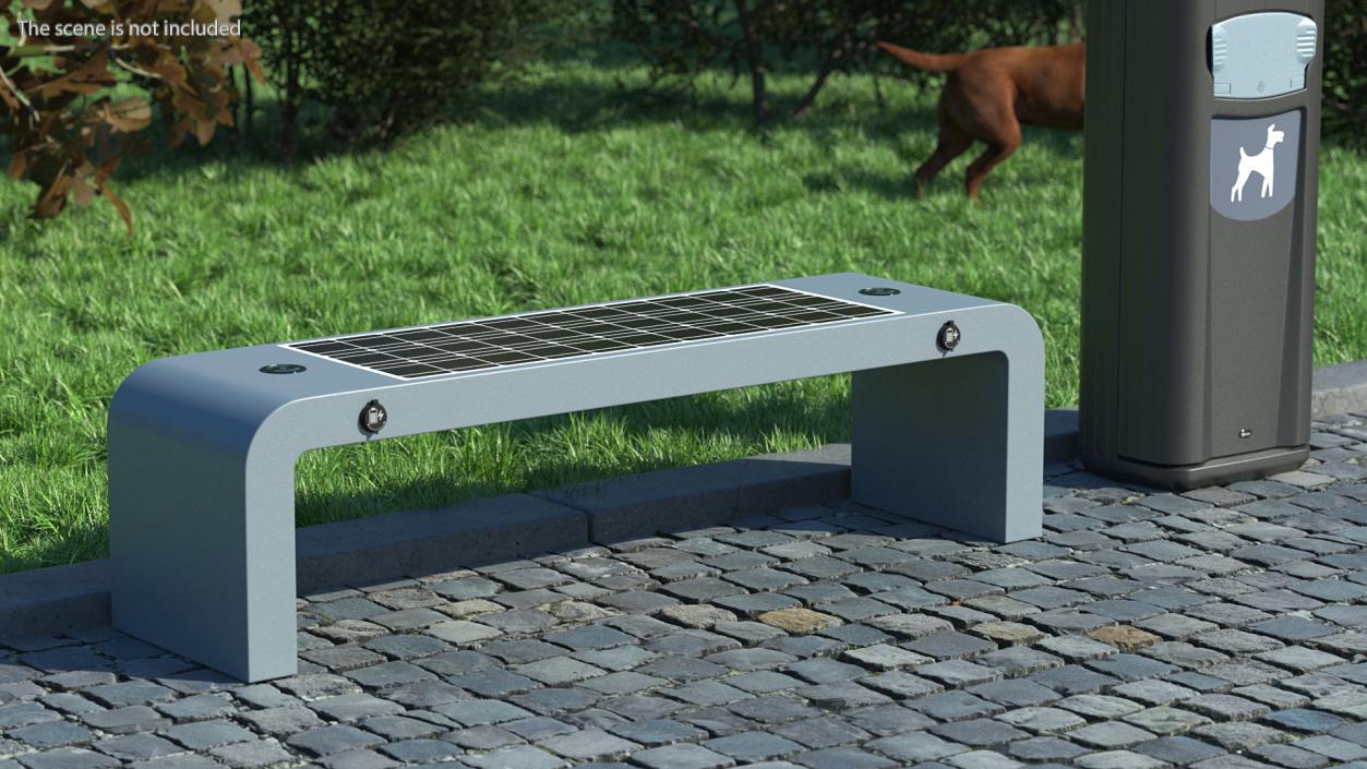 Street Benches Big Collection 3D model