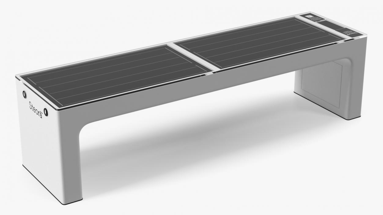 Street Benches Big Collection 3D model