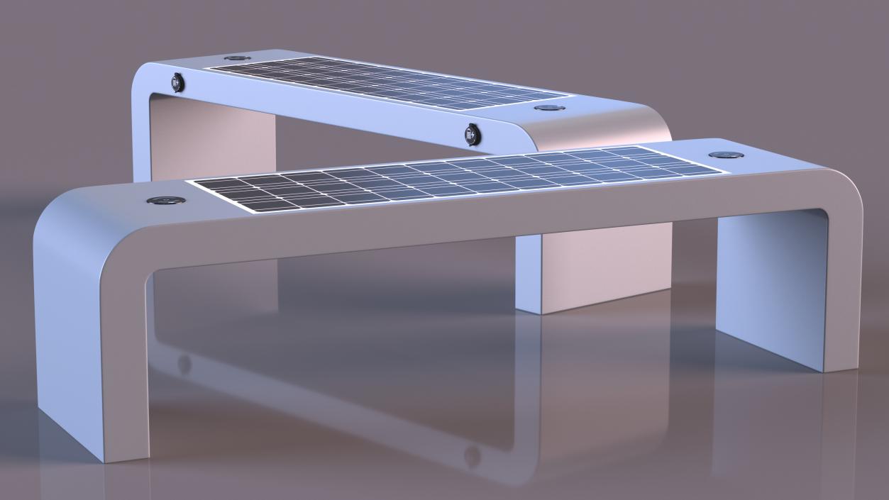 Street Benches Big Collection 3D model