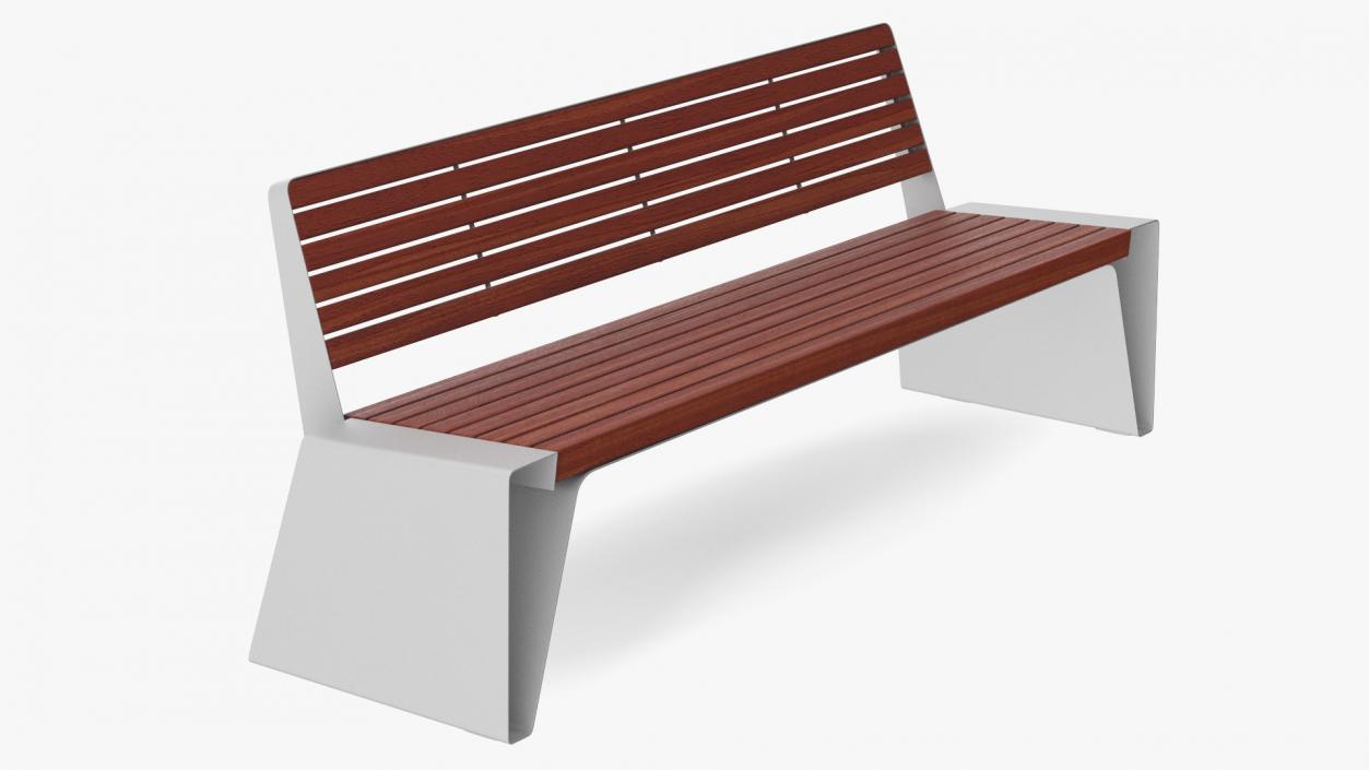 Street Benches Big Collection 3D model