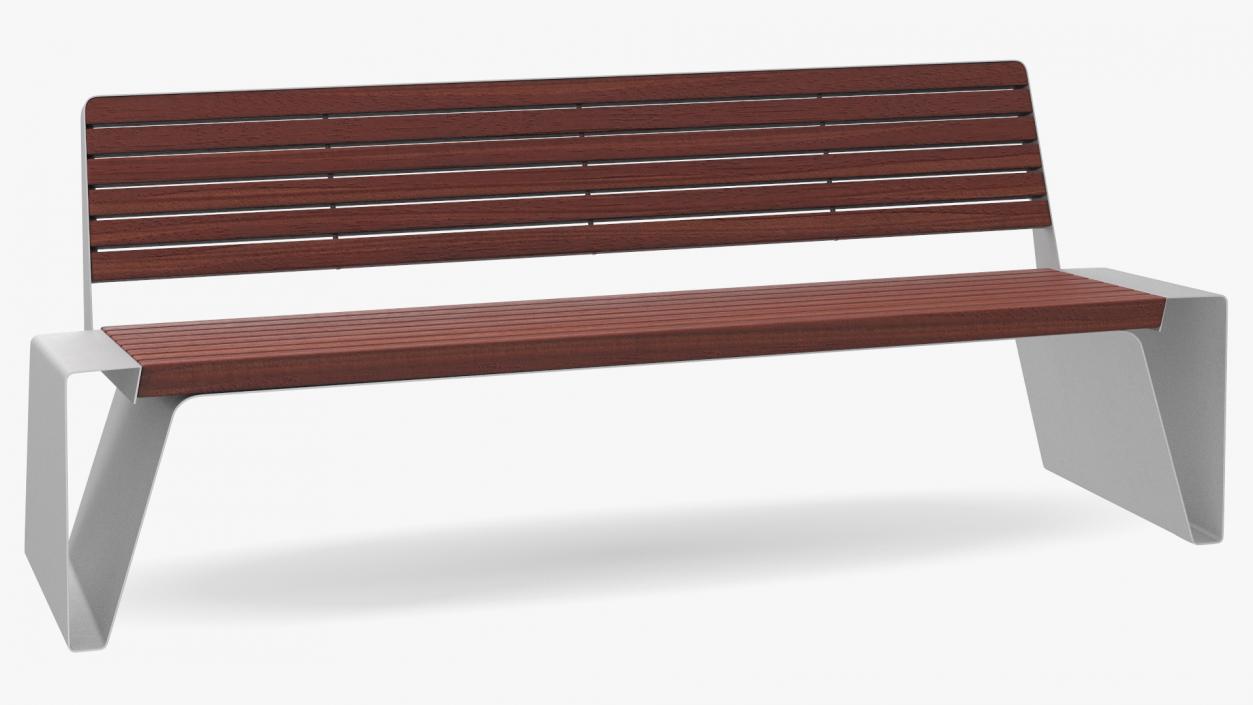 Street Benches Big Collection 3D model