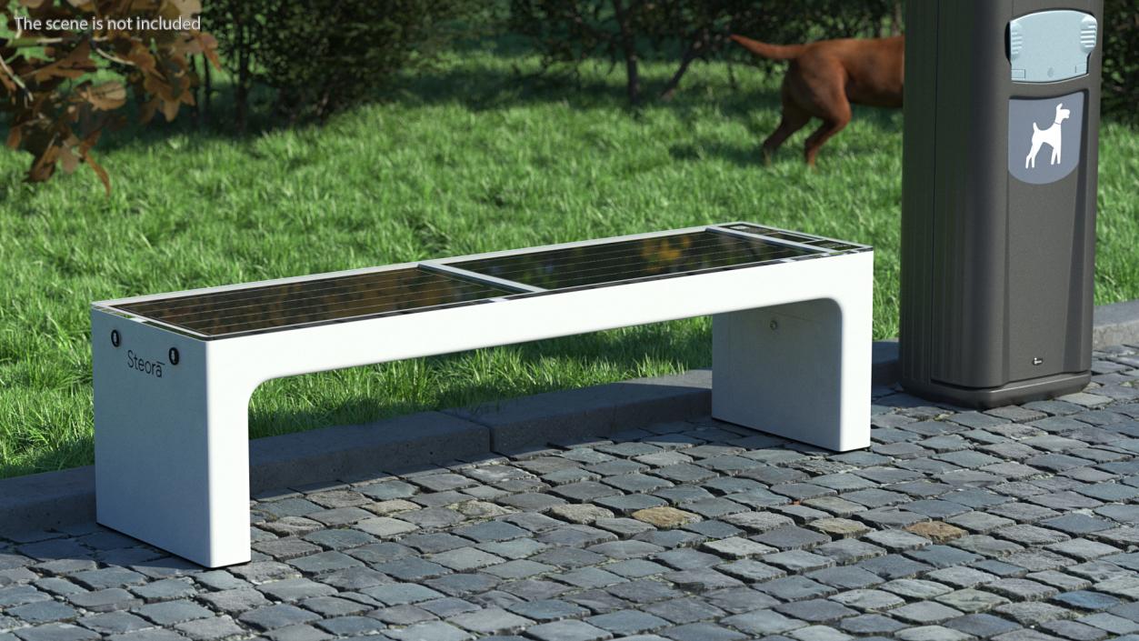 Street Benches Big Collection 3D model