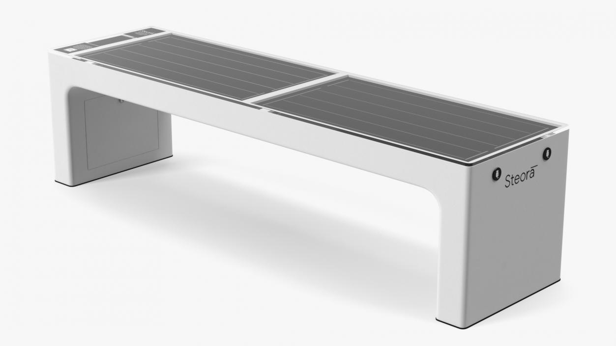 Street Benches Big Collection 3D model