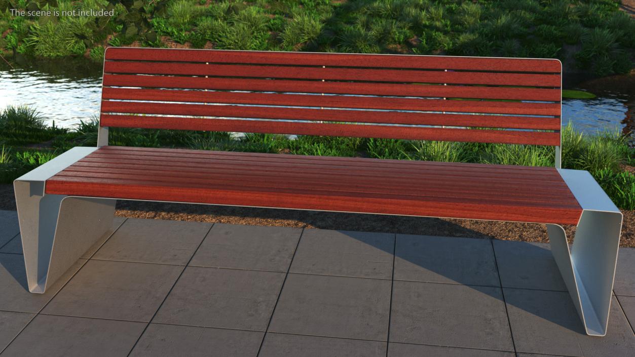 Street Benches Big Collection 3D model