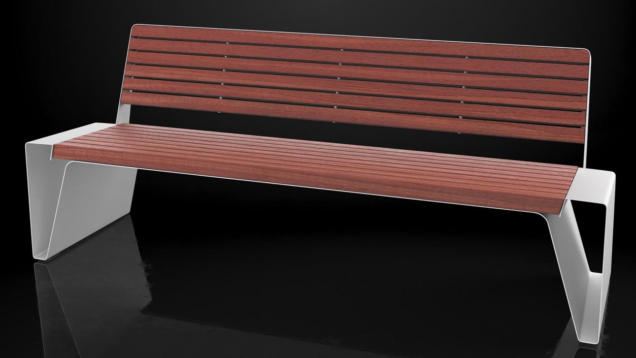 Street Benches Big Collection 3D model