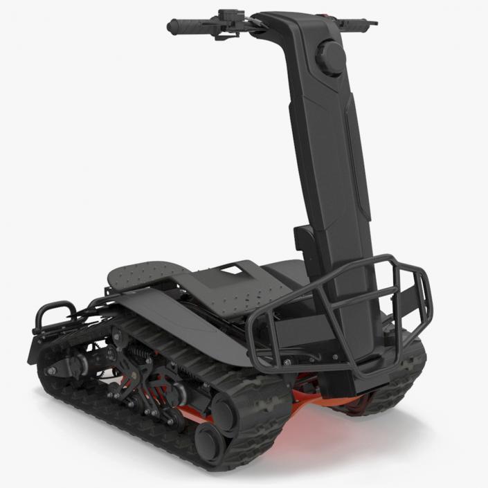 3D model Stands Up Tracked Scooter