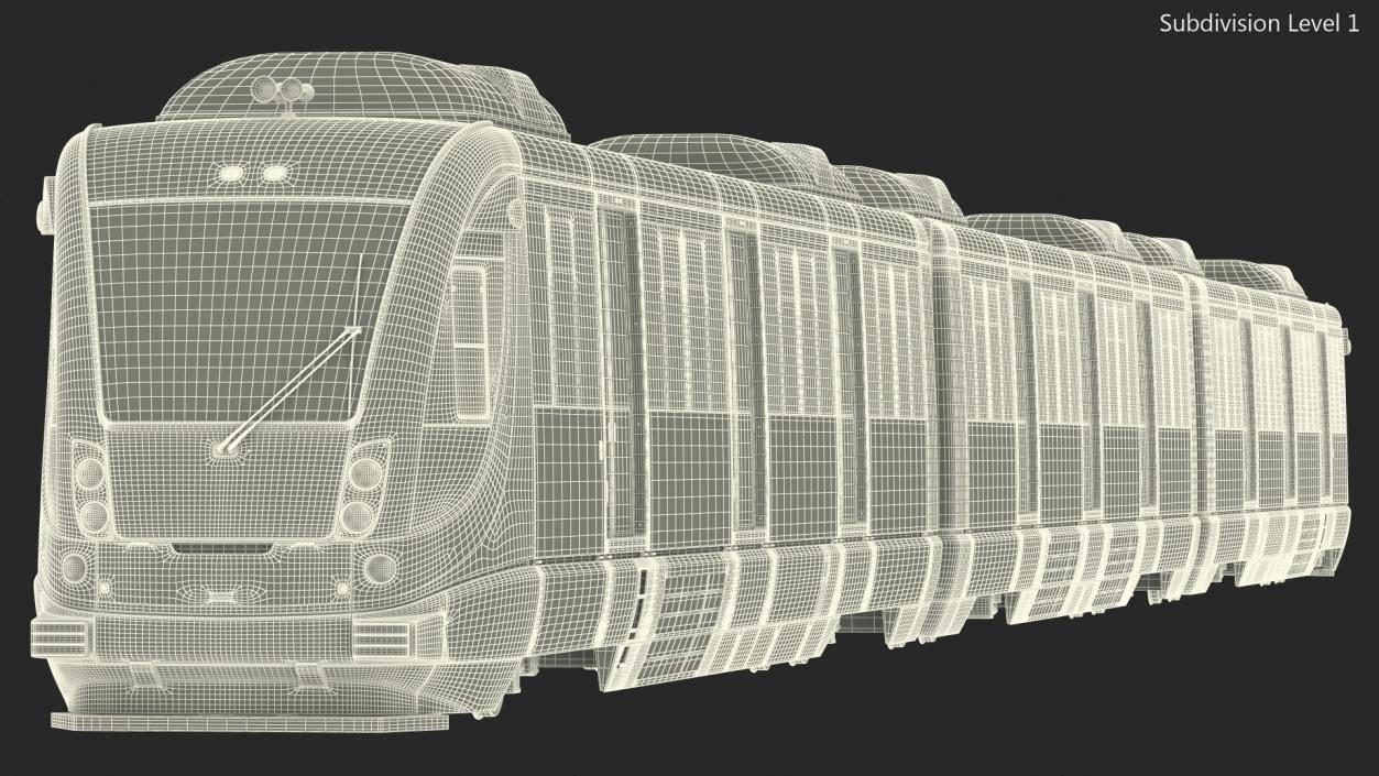 3D VLT Train Rigged