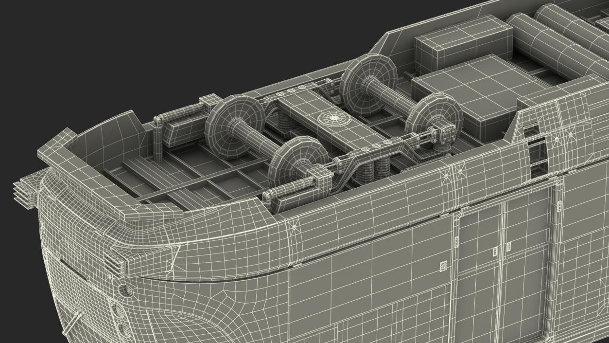 3D VLT Train Rigged