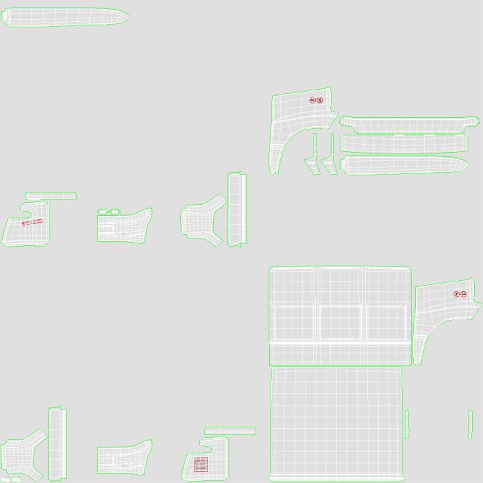 3D model Tractor Truck 6x4 Generic