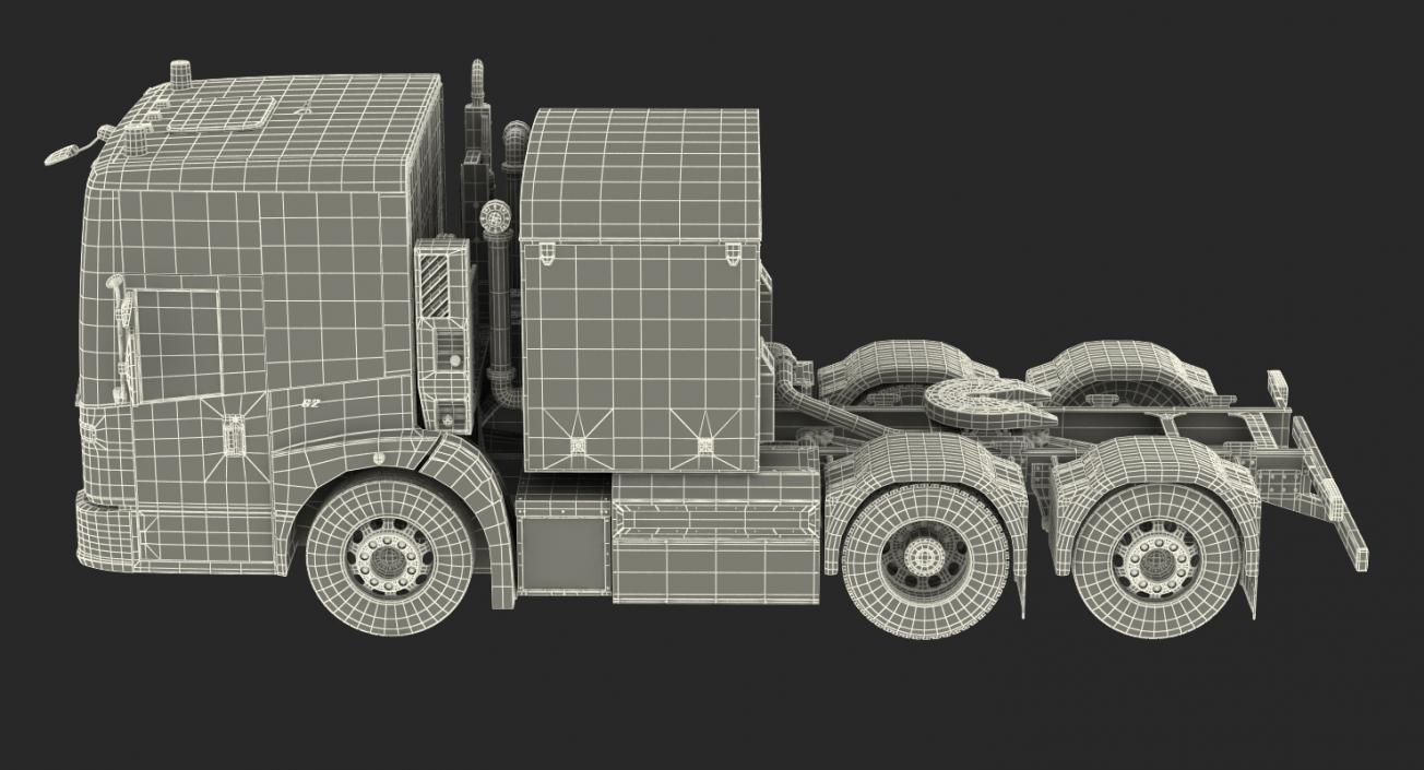 3D model Tractor Truck 6x4 Generic