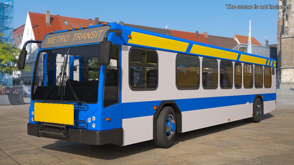 Metro Transit Bus 3D