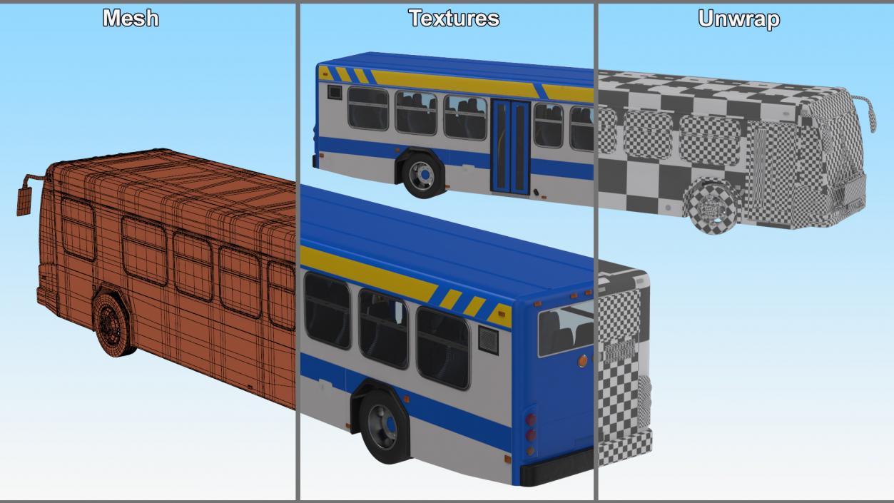 Metro Transit Bus 3D