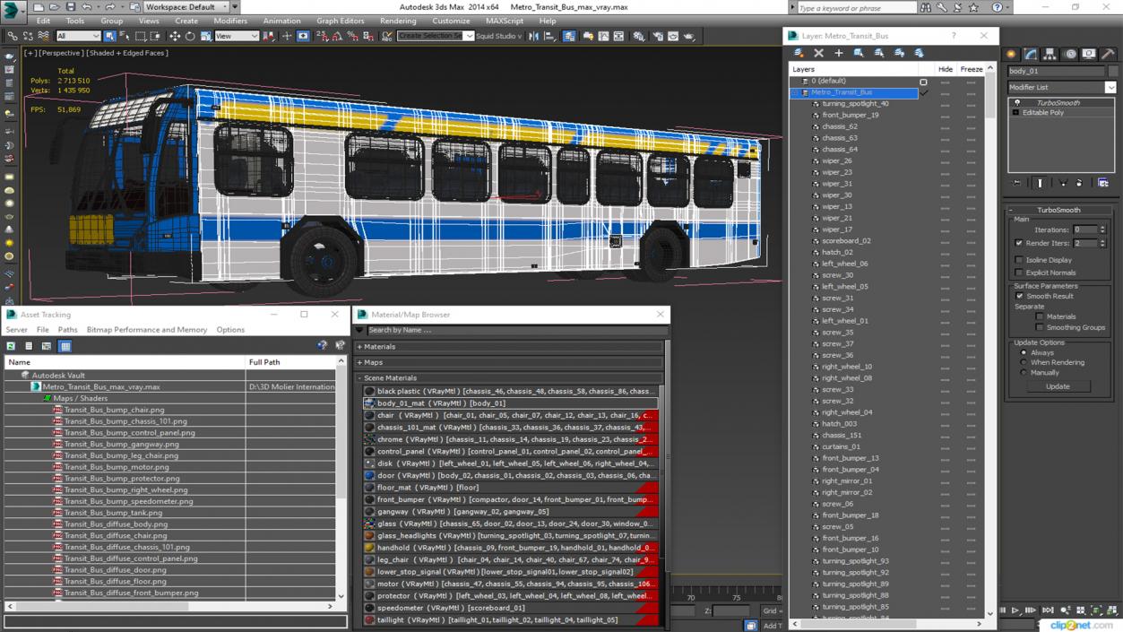 Metro Transit Bus 3D