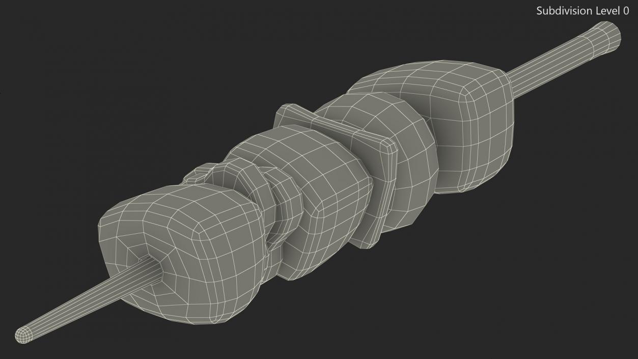 3D Cartoon Kebab model