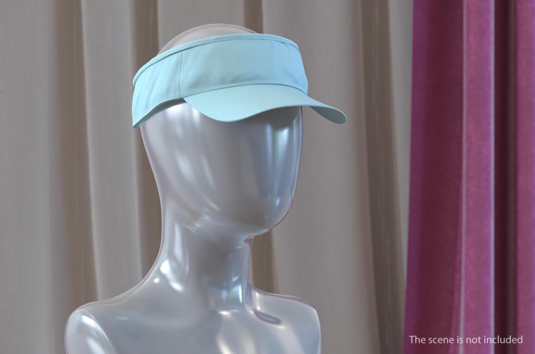 Sun Visor Cap Fur 3D