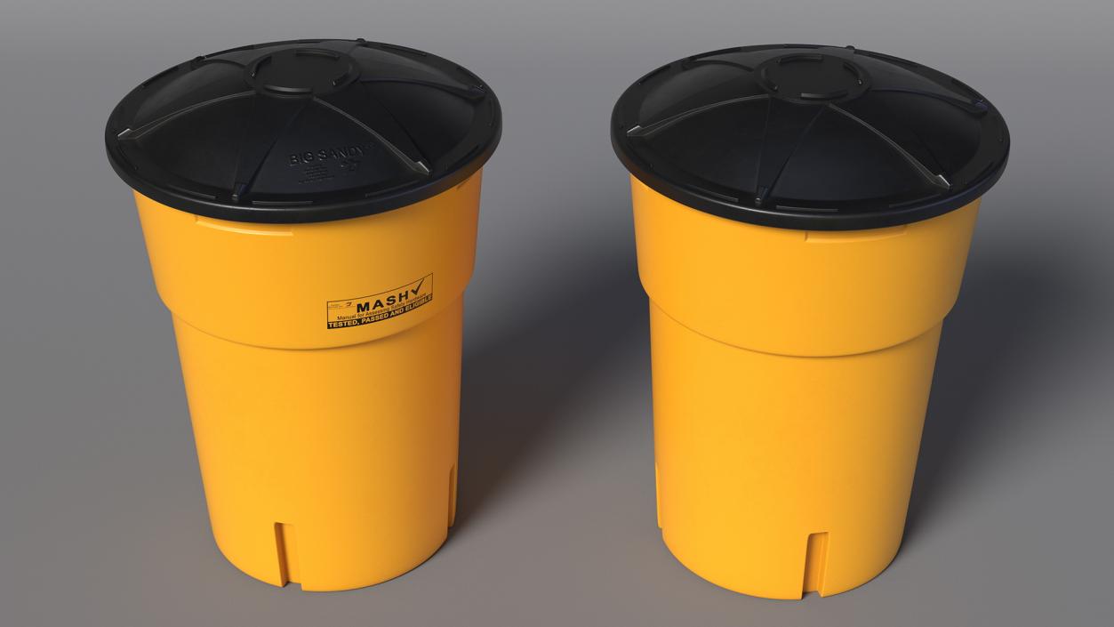 3D model Sand Barrels Collection 2