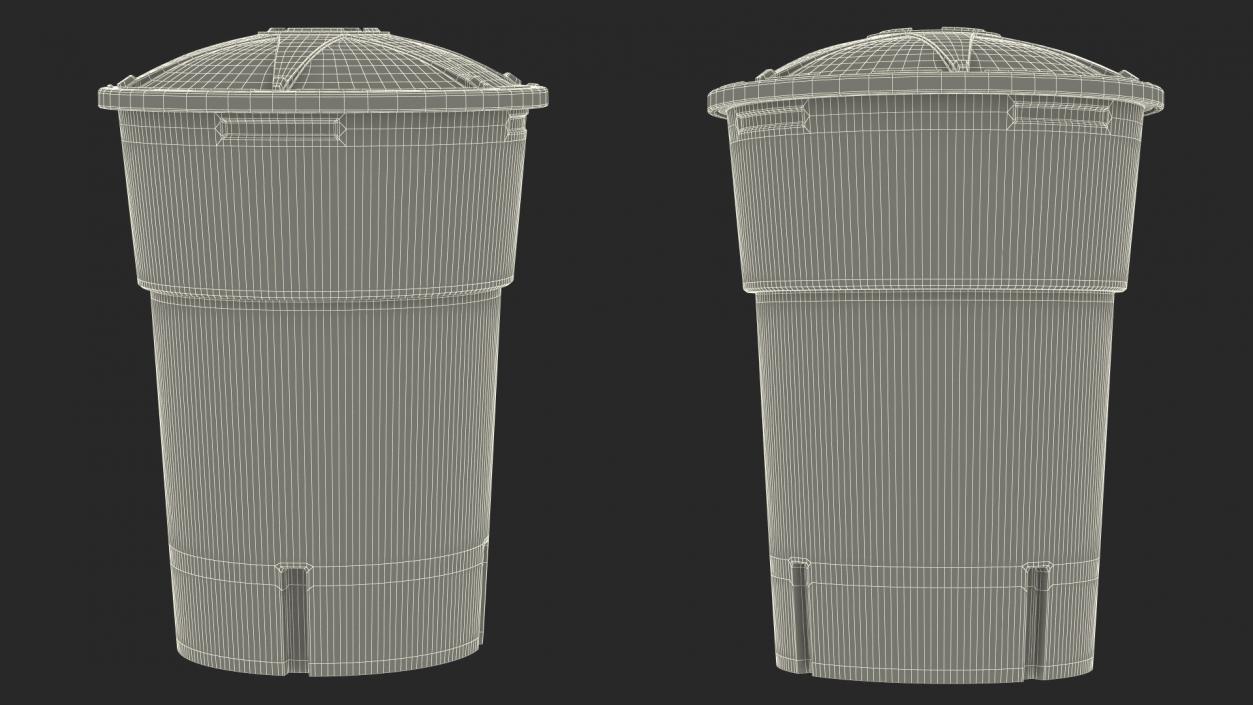 3D model Sand Barrels Collection 2