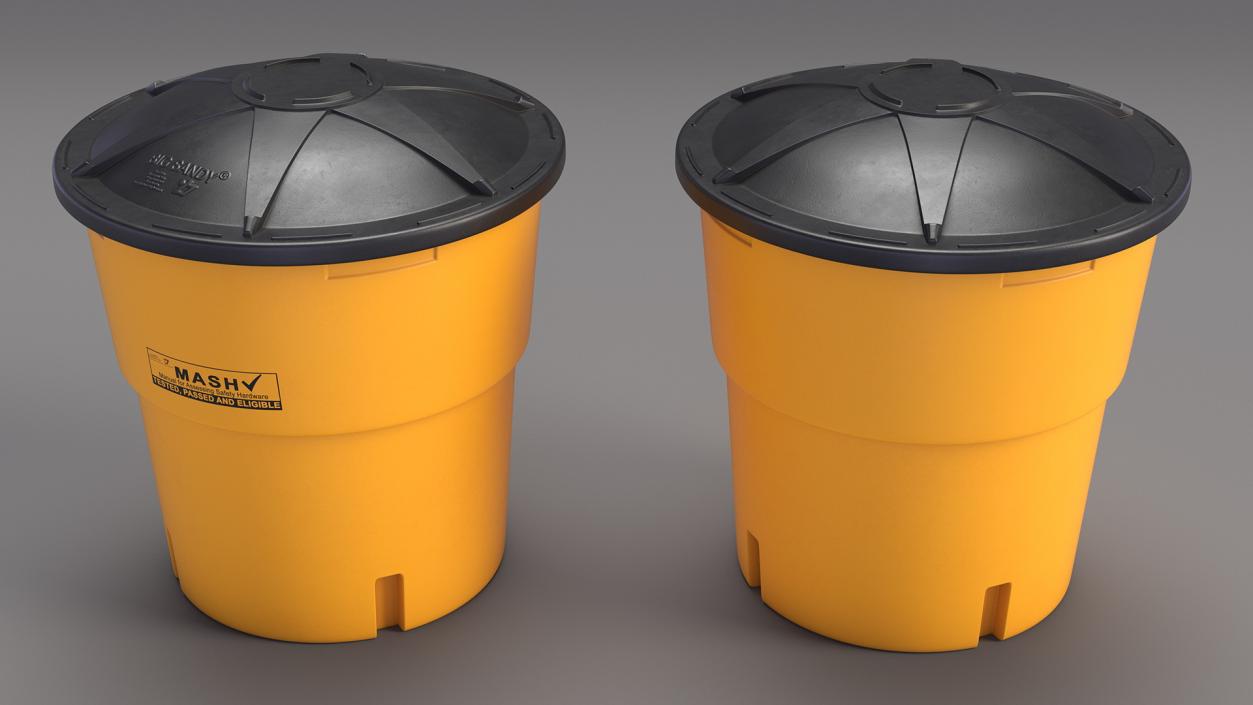 3D model Sand Barrels Collection 2