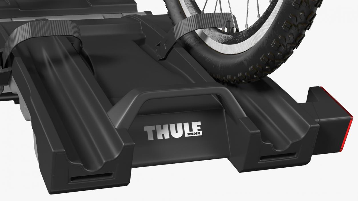 Thule EasyFold XT2 with Mountain Bike 3D