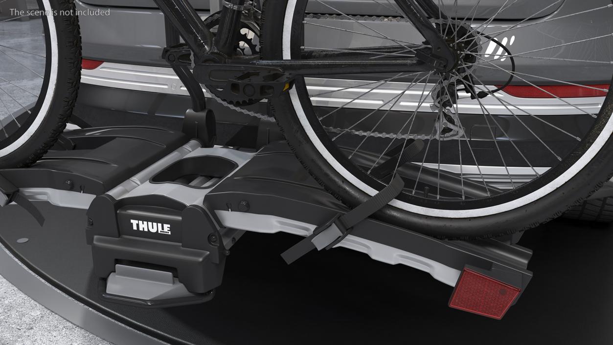 Thule EasyFold XT2 with Mountain Bike 3D