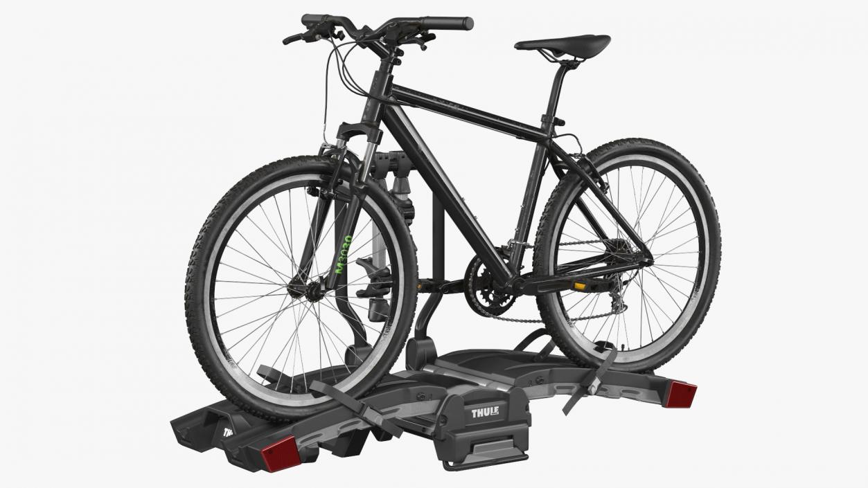 Thule EasyFold XT2 with Mountain Bike 3D